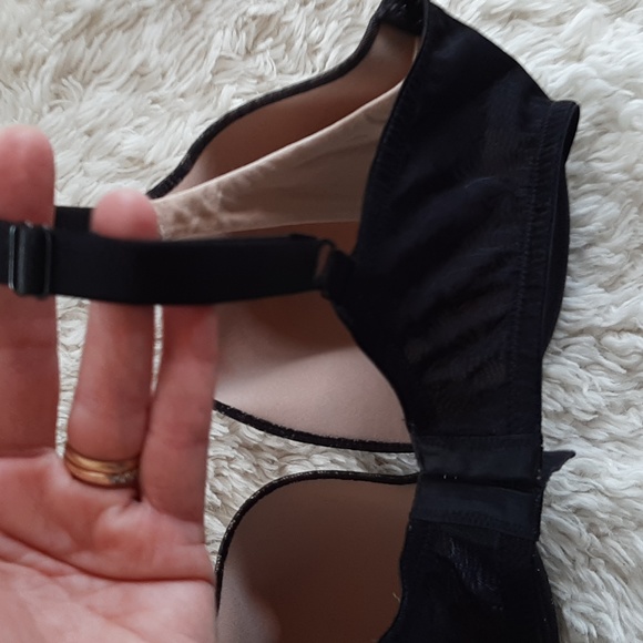 Natori Private Luxuries Black Lace Maternity Nursing Bra 36DDD - Picture 2 of 4